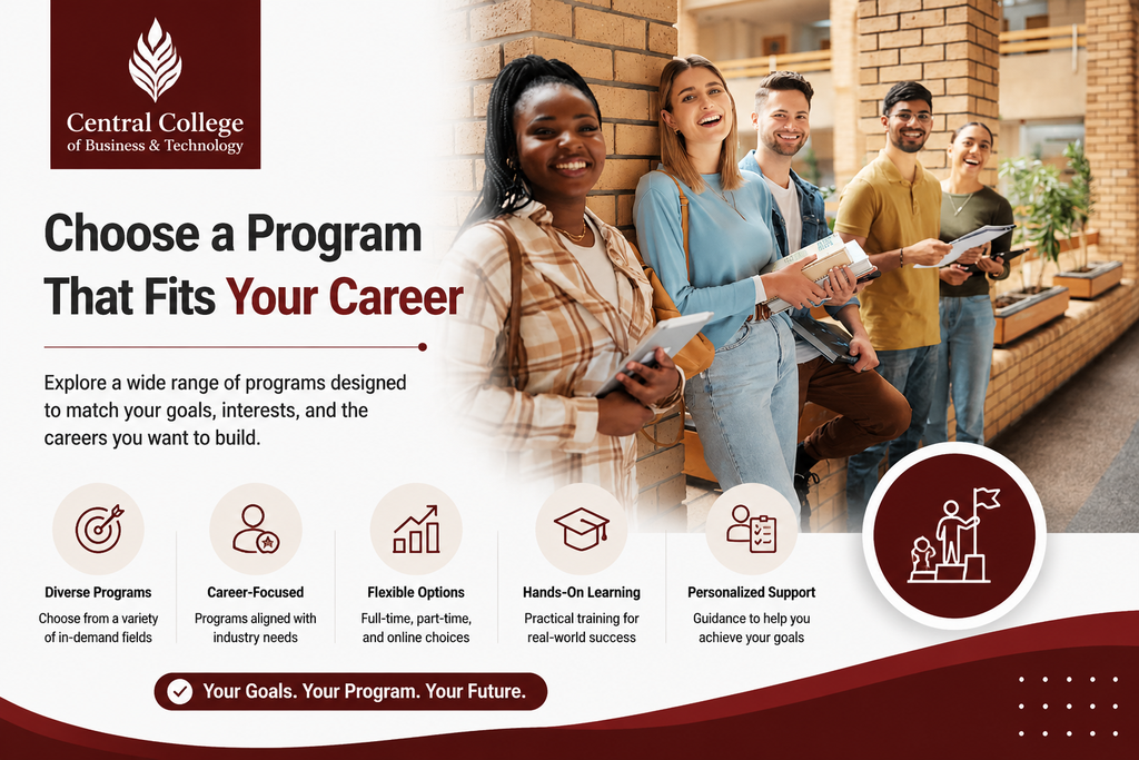 central college for career focused program
